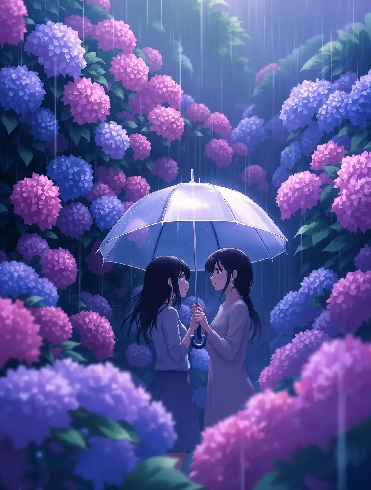 紫阳花开的季节
